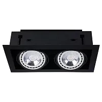 Светильник карданный Downlight 9570-NW Nowodvorski чёрный 2 лампы, основание чёрное в стиле современный 