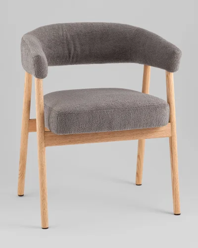 Стул обеденный Zubo с деревянными ножками, темно-серый УТ000041729 Stool Group, /, ножки//, размеры - *****