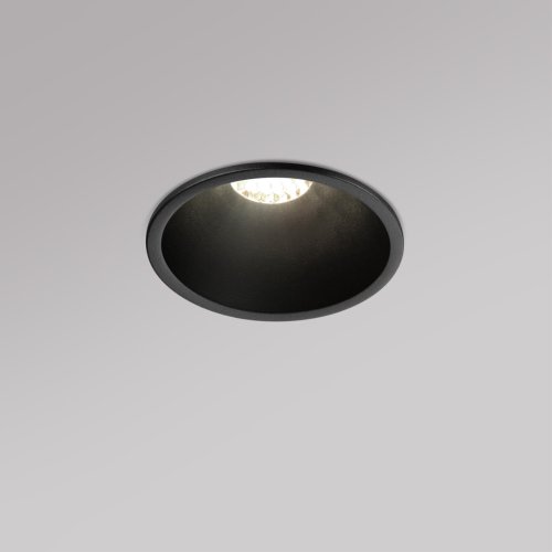 Светильник точечный LED Nova 359849 Novotech чёрный на 1 лампу, основание чёрное в стиле хай-тек круглый фото 6