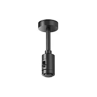 Крепление потолочное Short 78мм с вводом питания Magnetic trаck system Flarity TRA156C-B1-B Maytoni чёрный в стиле для светильников серии Magnetic trаck system Flarity flarity магнитная