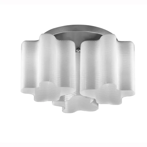 Светильник потолочный SL117.502.03 St-Luce белый 3 лампы, основание серебряное в стиле современный 