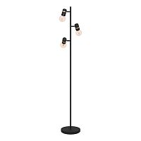 Торшер Lurone 900179 Eglo  без плафона 3 лампы, основание чёрное в стиле современный
