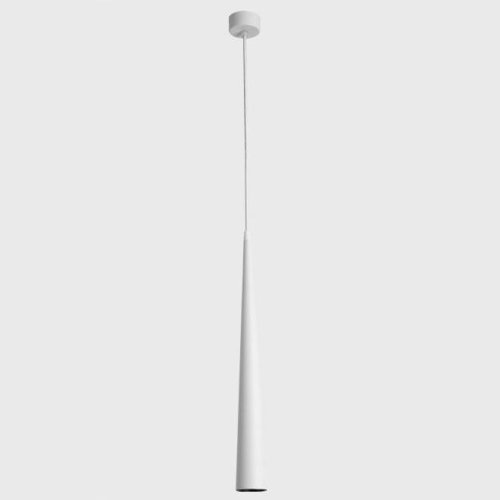 Светильник подвесной LED Epoch V2351-PL Moderli белый 1 лампа, основание белое в стиле современный трубочки