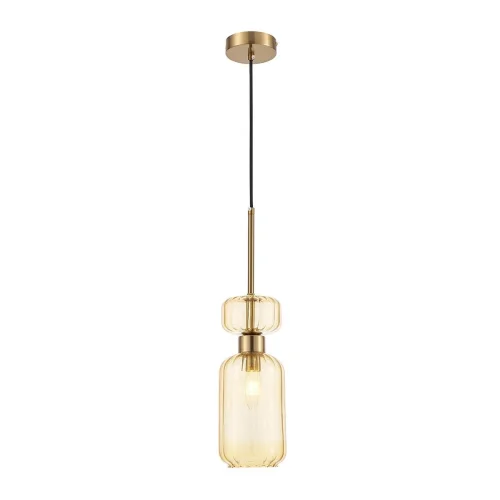 Светильник подвесной Gloss 1141/1S Amber Escada янтарный 1 лампа, основание медь в стиле современный  фото 5