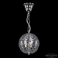 Светильник подвесной 5479/17 Ni Clear/M-1F Bohemia Ivele Crystal прозрачный 3 лампы, основание никель в стиле классика 