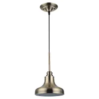 Светильник подвесной SONA LSL-3006-01 Lussole латунь 1 лампа, основание латунь в стиле лофт 