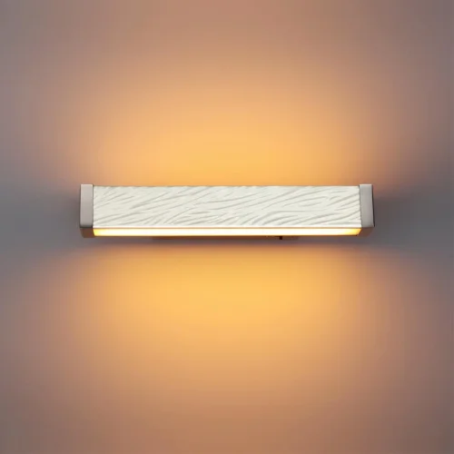 Бра Riviera 5451/10WL Odeon Light белый на 1 лампу, основание никель в стиле классический современный фото 3
