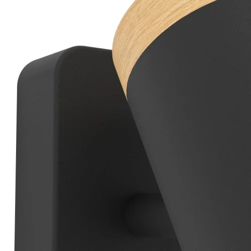 Бра Consuma 300001 Eglo чёрный на 1 лампу, основание чёрное в стиле современный фото 4 Бра Consuma 300001 Eglo чёрный на 1 лампу, основание чёрное в стиле современный фото 4