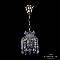 Светильник подвесной 14781/15 G Bohemia Ivele Crystal прозрачный 1 лампа, основание золотое в стиле классический sp