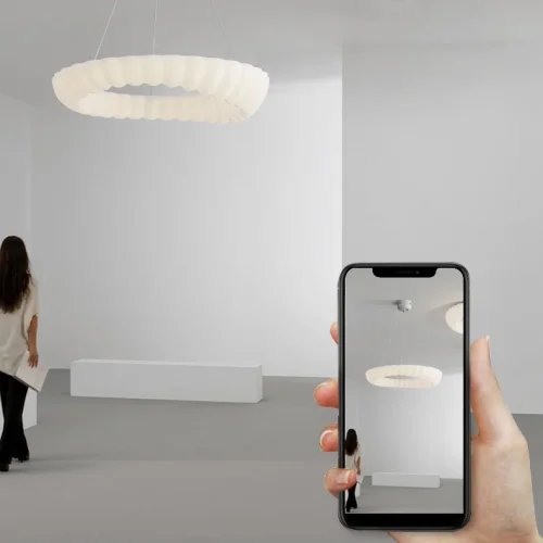 Люстра подвесная ODDLY B D60 220265-23 ImperiumLoft белая на 1 лампу, основание белое в стиле скандинавский минимализм современный фото 10 Люстра подвесная ODDLY B D60 220265-23 ImperiumLoft белая на 1 лампу, основание белое в стиле скандинавский минимализм современный фото 10