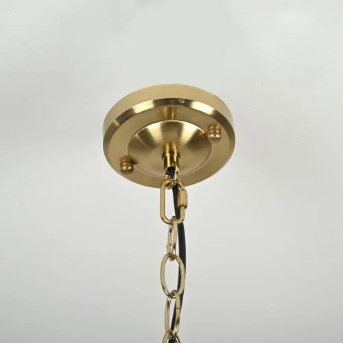 Светильник подвесной Effervescent 228945-22 ImperiumLoft прозрачный 1 лампа, основание золотое в стиле восточный винтаж  фото 11