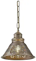 Светильник подвесной 308-603-01 Velante коричневый 1 лампа, основание коричневое в стиле восточный 