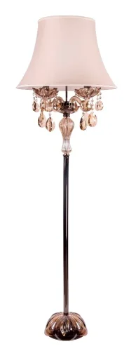 Торшер напольный  SIENA PT4 Crystal Lux  бежевый 4 лампы, основание бежевое серое в стиле классический
