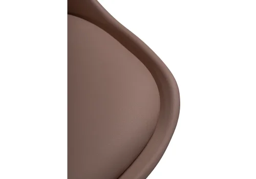 Компьютерное кресло Kolin brown
 15077 Woodville, коричневый/экокожа, ножки/металл/хром, размеры - *880***490*560 фото 6