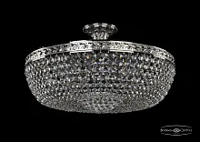 Люстра потолочная хрустальная 19281/60IV Ni Bohemia Ivele Crystal прозрачная на 10 ламп, основание никель в стиле классический sp