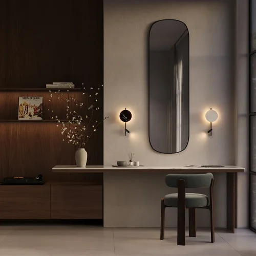 Бра LED MOD450WL-L9B3K Solution Maytoni чёрный на 1 лампу, основание чёрное в стиле современный хай-тек для чтения отражённый свет фото 8