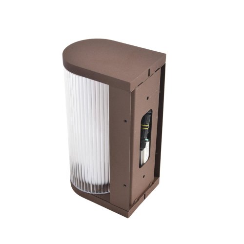 Настенный светильник LED уличный Cortena 7180/12WL Odeon Light уличный IP65 коричневый на 1 , плафон белый в стиле хай-тек LED фото 3