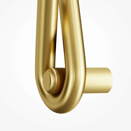 Бра Vortex MOD476WL-02BS Maytoni белый на 2 лампы, основание латунь в стиле современный шар фото 4