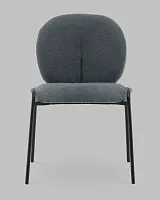 Стул Моллек букле темно-серый УТ000041522 Stool Group, серый/букле, ножки/сталь/чёрный, размеры - *****