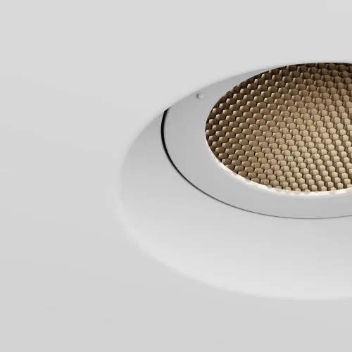 Светильник точечный Intro 2.0 DL137-GU10-W Maytoni белый на 1 лампу, основание белое в стиле современный круглый фото 10