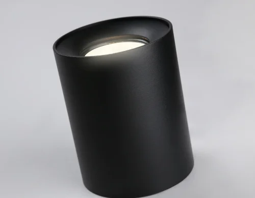 Светильник накладной TN213137 Ambrella light чёрный 1 лампа, основание чёрное в стиле хай-тек современный круглый фото 6