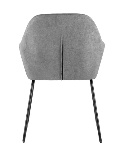 Стул Чак, серый УТ000004760 Stool Group, серый/ткань, ножки/металл/чёрный, размеры - ****560*620 фото 4