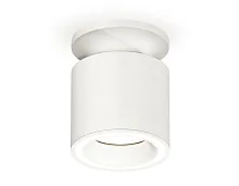 Светильник накладной XS7401063 Ambrella light белый 1 лампа, основание белое в стиле модерн хай-тек круглый