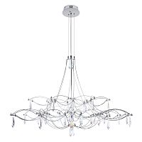 Люстра подвесная ЛЕД Мира / Mira 10590/1000 Silver Asfour LOFT IT прозрачная на 1 лампу, основание серебряное в стиле арт-деко капли Люстра подвесная ЛЕД Мира / Mira 10590/1000 Silver Asfour LOFT IT прозрачная на 1 лампу, основание серебряное в стиле арт-деко капли