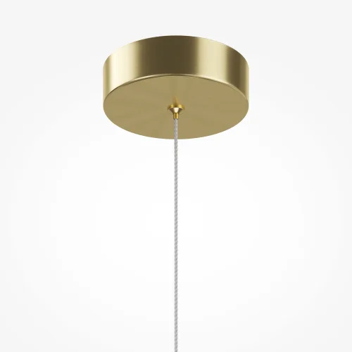 Светильник подвесной LED Sirocco MOD359PL-L6BS3K1 Maytoni янтарный на 1 лампу, основание латунь в стиле современный фото 3
