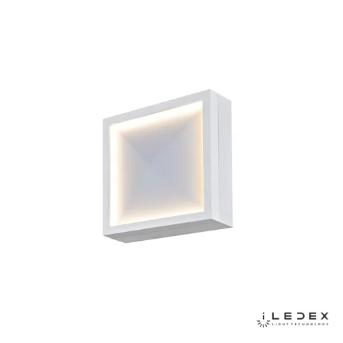 Бра LED Creator SMD-923416 WH-3000K iLedex белый на 1 лампа, основание белое в стиле современный хай-тек квадраты