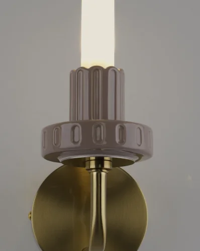 Бра LED Atelieri V11693-WL Moderli прозрачный на 1 лампу, основание бронзовое в стиле современный американский кантри фото 5