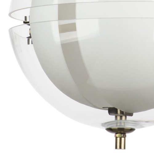 Светильник подвесной Modena 816033 Lightstar белый прозрачный 4 лампы, основание латунь в стиле современный арт-деко шар фото 5