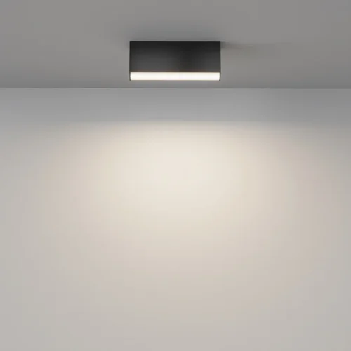 Светильник накладной LED Basis C068CL-12W3-6K-B Maytoni чёрный на 1 лампу, основание чёрное в стиле современный хай-тек прямоугольник фото 3