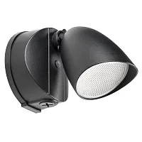 Прожектор LED Diva 374137 Lightstar уличный IP54 чёрный 1 лампа, плафон чёрный в стиле модерн LED