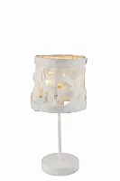 Настольная лампа Patricia TL1122-1T Toplight белая 1 лампа, основание белое металл в стиле кантри 