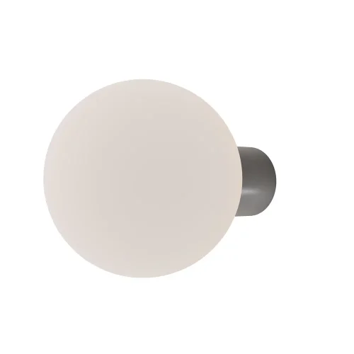 Настенный светильник Bold O598WL-01GR1 Maytoni уличный IP54 антрацит серый 1 лампа, плафон белый в стиле хай-тек современный E27 фото 2