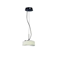 Люстра подвесная  MEDITERRANEO 3622 Mantra белая на 2 лампы, основание хром в стиле минимализм модерн 
