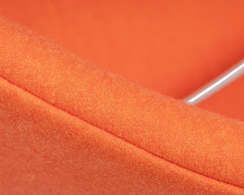 Набор 2 шт Кресло дизайнерское DOBRIN EMILY (оранжевая ткань AF, хромированная сталь) цвет сиденья оранжевый (AF), цвет основания хромированная сталь Dobrin, оранжевый/текстиль, ножки/металл/, размеры - *720****мм фото 8 Набор 2 шт Кресло дизайнерское DOBRIN EMILY (оранжевая ткань AF, хромированная сталь) цвет сиденья оранжевый (AF), цвет основания хромированная сталь Dobrin, оранжевый/текстиль, ножки/металл/, размеры - *720****мм фото 8