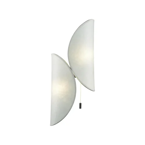 Бра с выключателем Silk 7067/2W Odeon Light белый на 2 лампы, основание белое в стиле хай-тек фото 2 Бра с выключателем Silk 7067/2W Odeon Light белый на 2 лампы, основание белое в стиле хай-тек фото 2