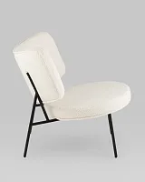 Кресло District Lounge букле белый УТ000039109 Stool Group, /, ножки//, размеры - *750***680*800мм