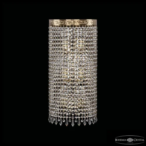 Бра 83401B/25IV-50 G Drops Bohemia Ivele Crystal прозрачный на 6 ламп, основание золотое в стиле современный классический r