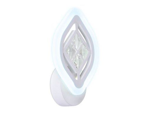 Бра LED Ice FA277 Ambrella light белый на 1 лампа, основание белое в стиле модерн хай-тек квадраты фото 3