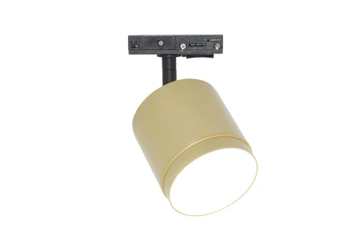Трековый светильник Single phase track system Unity TR088-1-GX53-MG Maytoni матовый золото для шинопроводов серии Single phase track system Unity чёрный фото 2