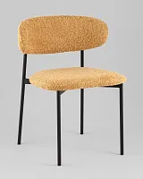 Стул Sevyn, букле охра УТ000040253 Stool Group, жёлтый/букле, ножки/металл/чёрный, размеры - *700****