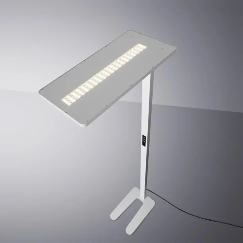 Торшер полного спектра LED DIMM Ledo 359545 Novotech для чтения белый на 1 лампу, основание белое в стиле современный хай-тек минимализм фото 6