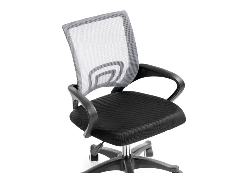 Компьютерное кресло Turin black / light gray 15433 Woodville, чёрный серый/ткань, ножки/пластик/чёрный, размеры - *900***600* фото 6