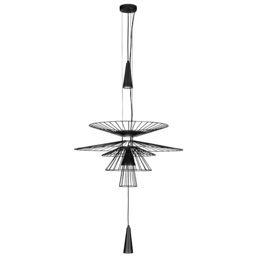 Светильник подвесной Star 10141/600 Black LOFT IT чёрный на 2 лампы, основание чёрное в стиле арт-деко 