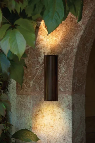 Настенный светильник LED 94105 RIGA Eglo уличный IP44 коричневый 2 лампы, плафон коричневый в стиле современный GU10 фото 2