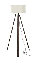 Торшер Cecilia TL1659S-01WW Toplight на треноге бежевый 1 лампа, основание венге коричневое в стиле модерн
