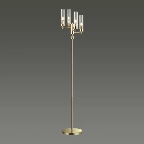 Торшер Kamilla 5274/4F Lumion  прозрачный 4 лампы, основание золотое в стиле классический
 фото 3